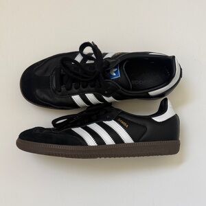 adidas Black White Samba Retro Sneakers